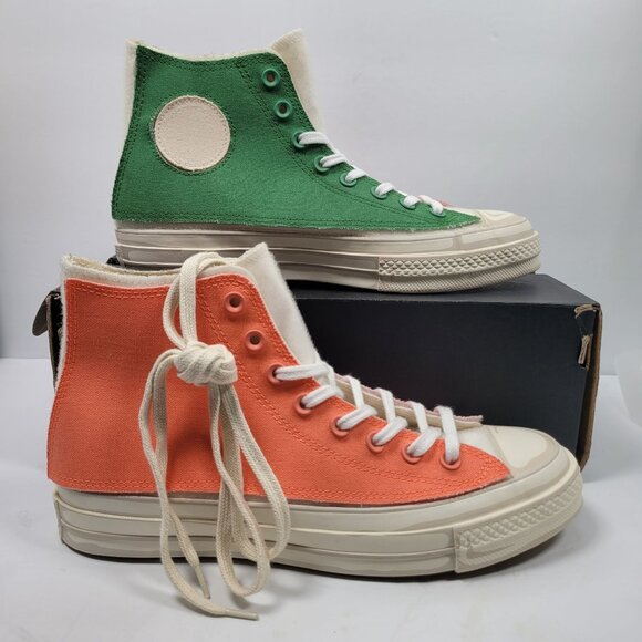 Converse Chuck 70 Hi Multi-Color Canvas Sneakers US Size Men's 8.5 Wo's 10.5 NWB - Picture 1 of 11